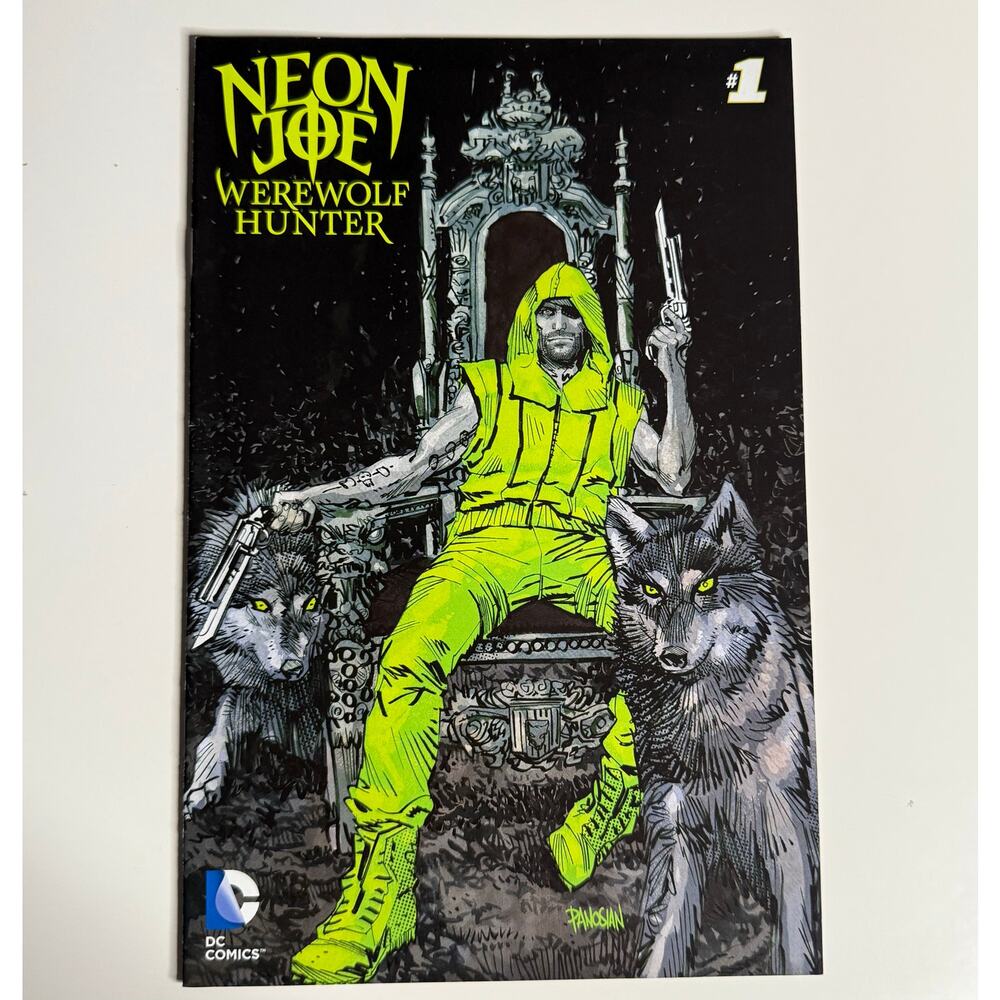 Neon Joe Werewolf Hunter #1 DC Comics Adult Swim Jon Glaser Promo Rare NM